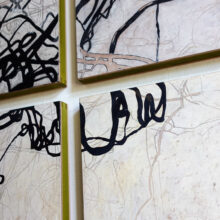 Wolfgang Kschwendt: "Feldschritt 1 - 4", 2024