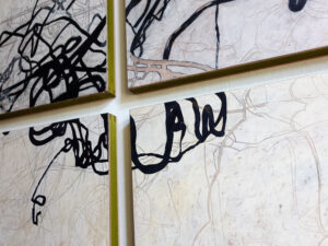 Wolfgang Kschwendt: "Feldschritt 1 - 4", 2024