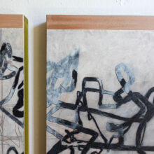 Wolfgang Kschwendt: "Feldschritt 1 - 4", 2024