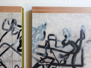 Wolfgang Kschwendt: "Feldschritt 1 - 4", 2024