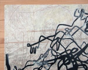 Wolfgang Kschwendt: "Feldschritt 1", 2024