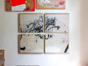 Wolfgang Kschwendt: "Feldschritt 1 - 4", 2024