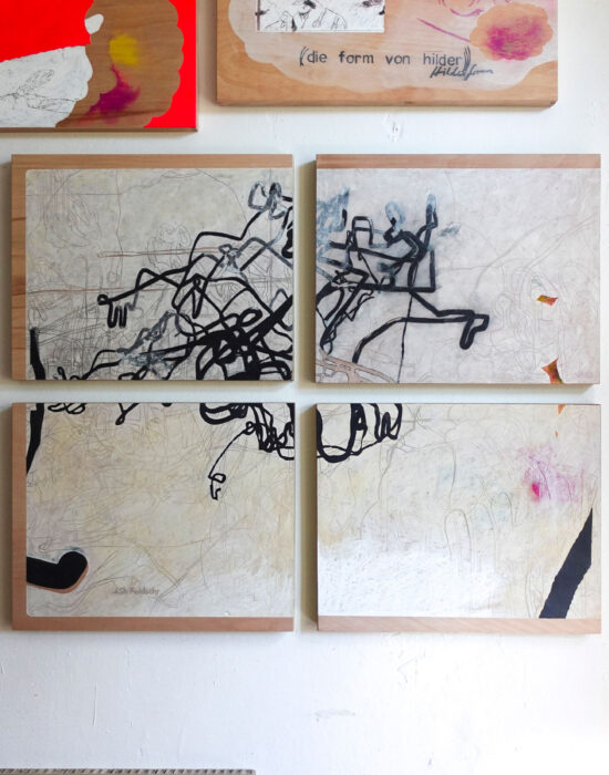 Wolfgang Kschwendt: "Feldschritt 1 - 4", 2024