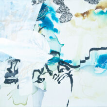 Painting by Wolfgang Kschwendt: "Outside the City"