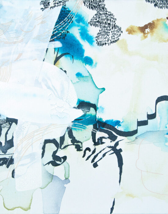 Painting by Wolfgang Kschwendt: "Outside the City"