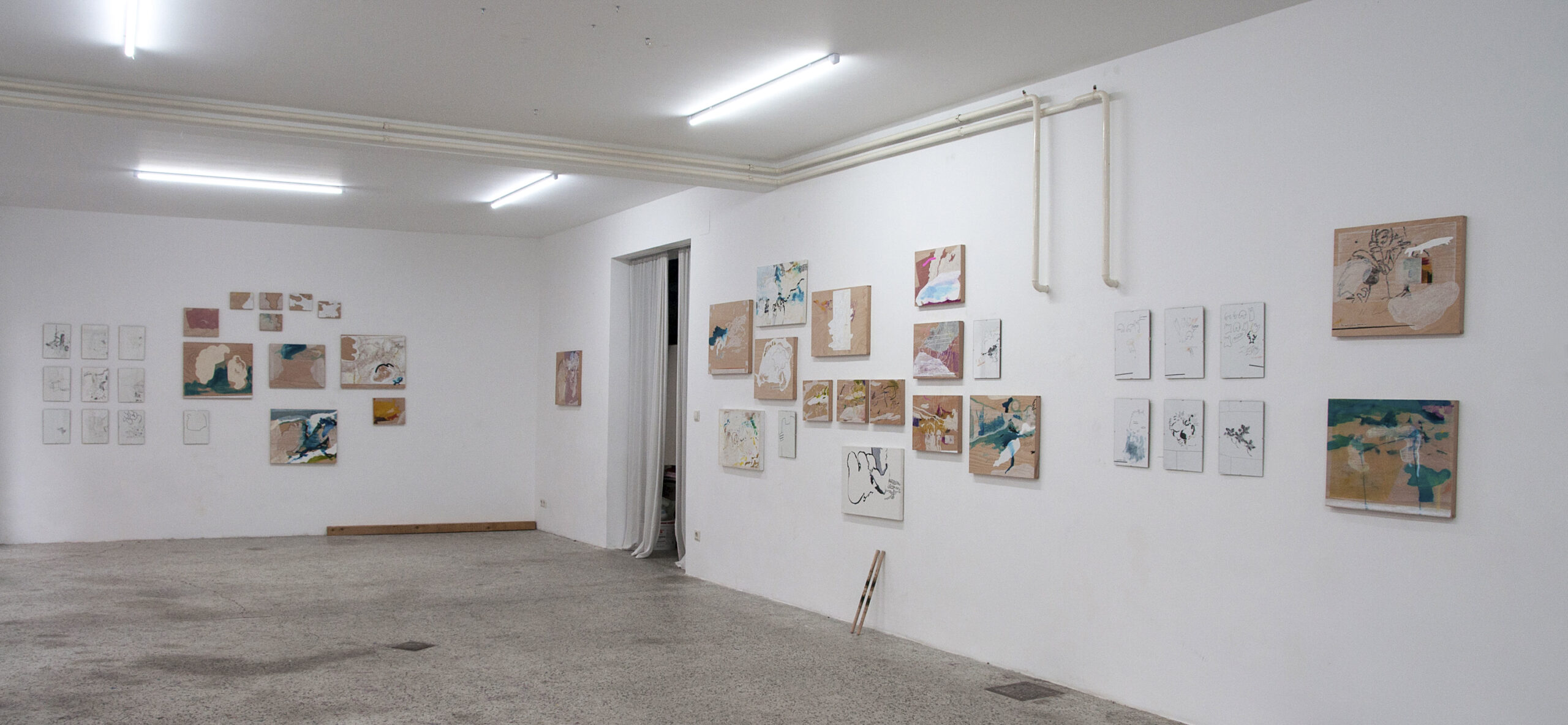 Exhibition view: Wolfgang Kschwendt: The Report of Just Now